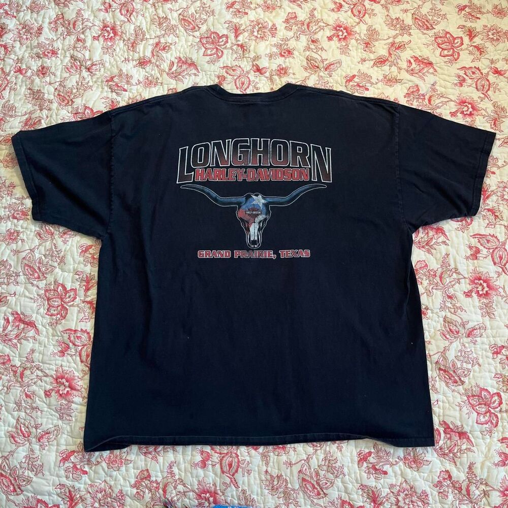 Harley-davidson Men's Black T-shirt